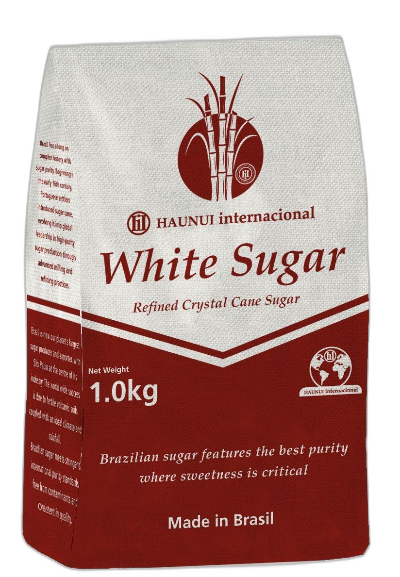 Haunui 1 kg retail White Sugar bag